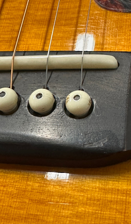 Used Epiphone Masterbilt DR-500MCE (2015) - Vintage Sunburst #19374 with Hard Case