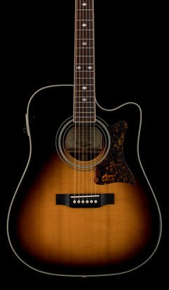 Used Epiphone Masterbilt DR-500MCE (2015) - Vintage Sunburst #19374 with Hard Case