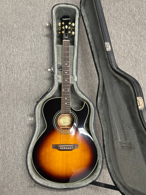 Used Epiphone PR-5E (2004) - Vintage Sunburst #10486 with Hard Case