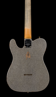 Used Fender Custom Shop LTD 1961 Telecaster Relic (2023) - Aged Silver Sparkle #71167 with Original Hard Case