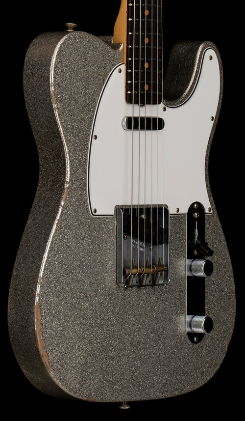 Used Fender Custom Shop LTD 1961 Telecaster Relic (2023) - Aged Silver Sparkle #71167 with Original Hard Case
