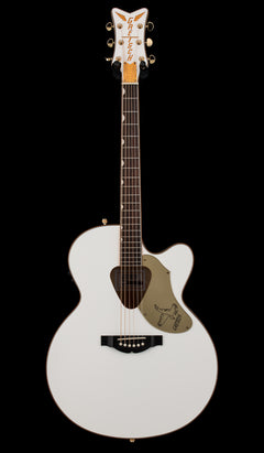 Used Gretsch G5022CWFE Rancher Falcon Jumbo - White #13606 with Hard Case