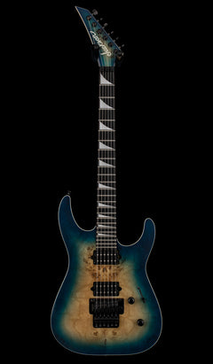 Used Jackson MJ Series Dinky DKRP (2021) - Transparent Blue Burst #00792 with Hard Case