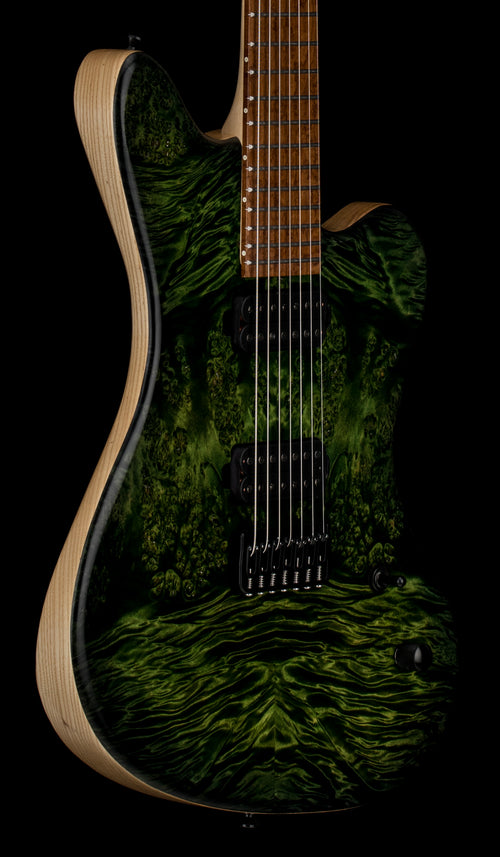 Used TW Smith Cooper 7 String - Green Top #25152 with Original Hard Case