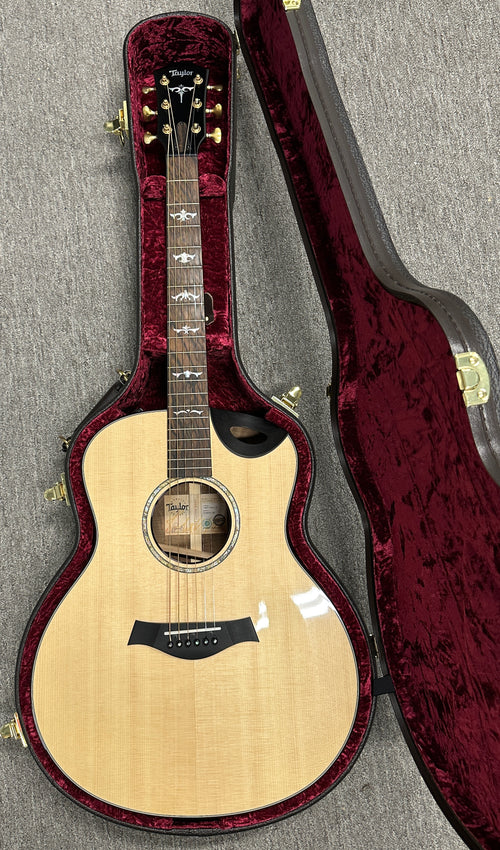 Used Taylor Custom Shop Grand Symphony Lutz Spruce/"Queen's Walnut" #24115 with Original Hard Case