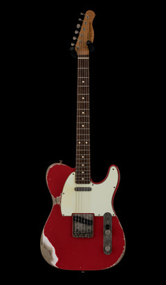 Used Xotic Guitars Custom XTC-1 Super Heavy Aging (2023) - Fiesta Red #2866 with Original Hard Case