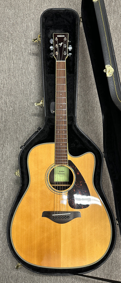 Used Yamaha FGX830C (2016) - Natural #HMK180716 with Hard Case