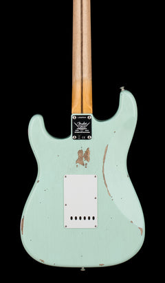 Fender Custom Shop Limited Edition Fat 1954 Stratocaster Relic with Closet Classic Hardware - Faded Aged Surf Green #0504