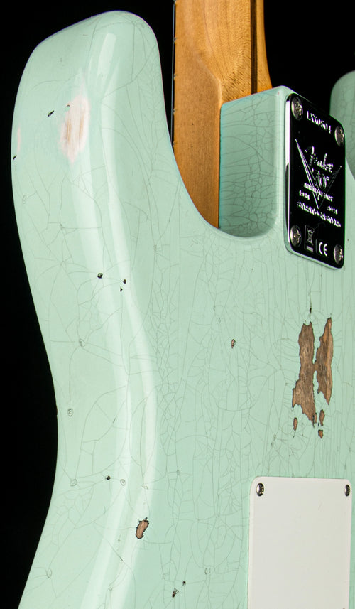 Fender Custom Shop Limited Edition Fat 1954 Stratocaster Relic with Closet Classic Hardware - Faded Aged Surf Green #0504