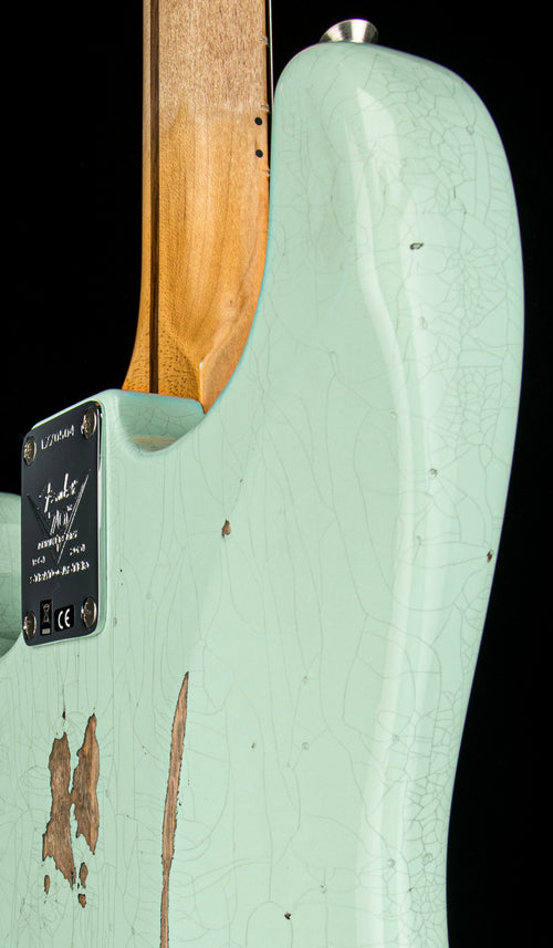 Fender Custom Shop Limited Edition Fat 1954 Stratocaster Relic with Closet Classic Hardware - Faded Aged Surf Green #0504