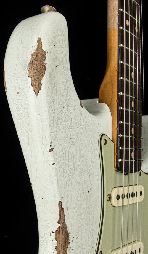 Fender Custom Shop Limited Edition 1964 L-Series Stratocaster Heavy Relic - Aged Olympic White #11540