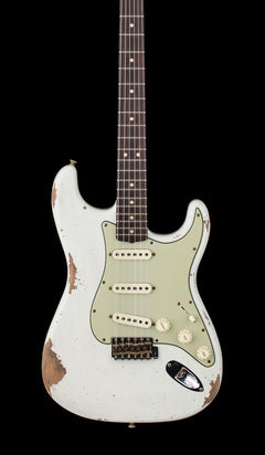 Fender Custom Shop Limited Edition 1964 L-Series Stratocaster Heavy Relic - Aged Olympic White #11540