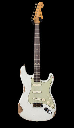 Fender Custom Shop Limited Edition 1964 L-Series Stratocaster Heavy Relic - Aged Olympic White #11540