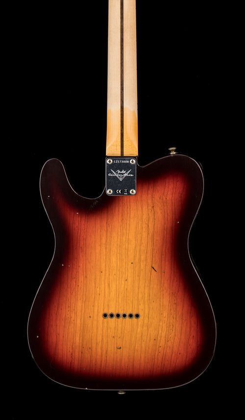 Fender Custom Shop 1958 Telecaster Journeyman Relic - Wide-Fade Chocolate 3-Color Sunburst #73008