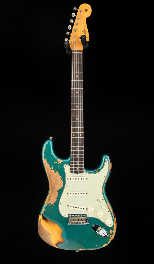 Fender Custom Shop 1961 Stratocaster Heavy Relic - Aged Ocean Turqouise over 3-Color Sunburst #72222