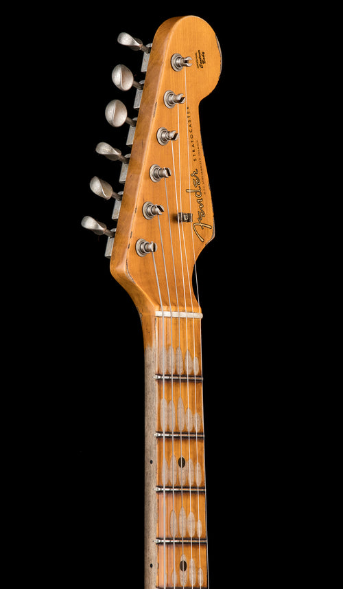 Fender Custom Shop Limited Edition Red Hot Strat Super Heavy Relic - Faded Aged Chocolate 3-Color Sunburst #67152