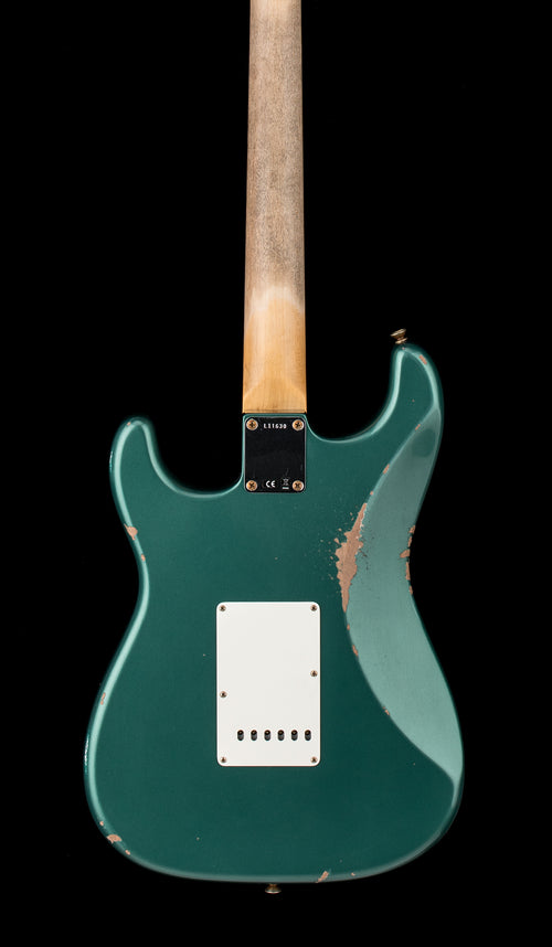 Fender Custom Shop Limited Edition 1964 L-Series Stratocaster Heavy Relic - Aged Sherwood Green Metallic #11630