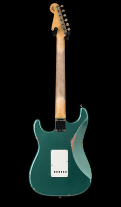 Fender Custom Shop Limited Edition 1964 L-Series Stratocaster Heavy Relic - Aged Sherwood Green Metallic #11630