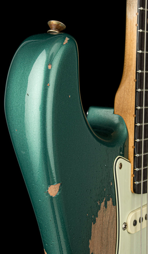 Fender Custom Shop Limited Edition 1964 L-Series Stratocaster Heavy Relic - Aged Sherwood Green Metallic #11630