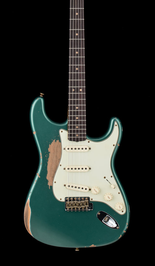 Fender Custom Shop Limited Edition 1964 L-Series Stratocaster Heavy Relic - Aged Sherwood Green Metallic #11630