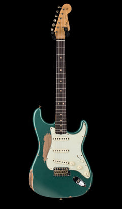 Fender Custom Shop Limited Edition 1964 L-Series Stratocaster Heavy Relic - Aged Sherwood Green Metallic #11630