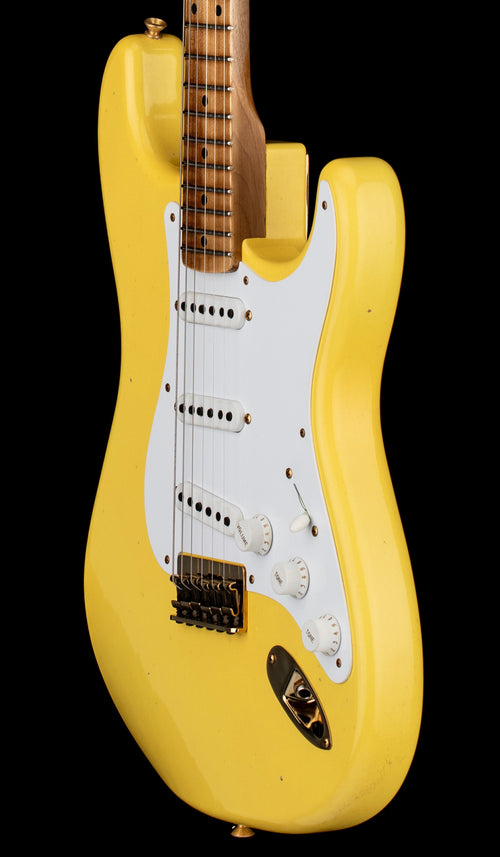 Fender Custom Shop Limited Edition 1954 Hardtail Stratocaster Journeyman Relic - Faded Aged Canary Yellow #0279