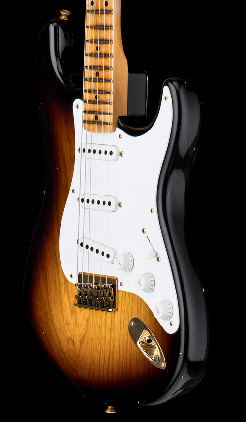 Fender Custom Shop Limited Edition 1954 Hardtail Stratocaster Journeyman Relic - Wide Fade 2 Tone Sunburst #0285