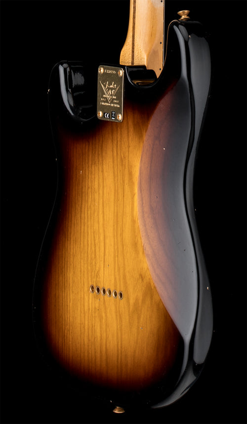 Fender Custom Shop Limited Edition 1954 Hardtail Stratocaster Journeyman Relic - Wide Fade 2 Tone Sunburst #0285