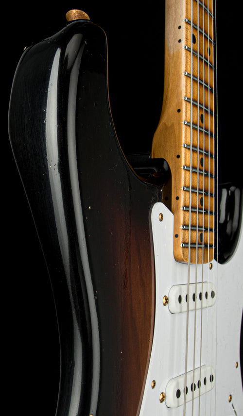 Fender Custom Shop Limited Edition 1954 Hardtail Stratocaster Journeyman Relic - Wide Fade 2 Tone Sunburst #0285