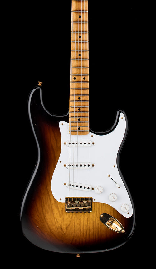 Fender Custom Shop Limited Edition 1954 Hardtail Stratocaster Journeyman Relic - Wide Fade 2 Tone Sunburst #0285