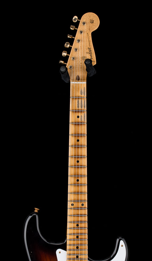 Fender Custom Shop Limited Edition 1954 Hardtail Stratocaster Journeyman Relic - Wide Fade 2 Tone Sunburst #0285