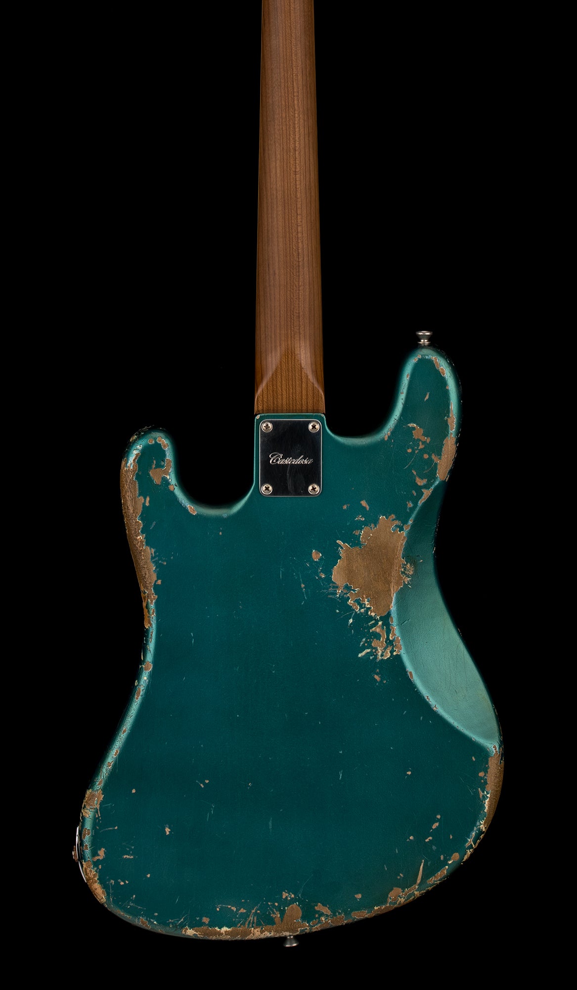 Castedosa Guitars JPC Short Scale Bass - Aged Ocean Turquoise