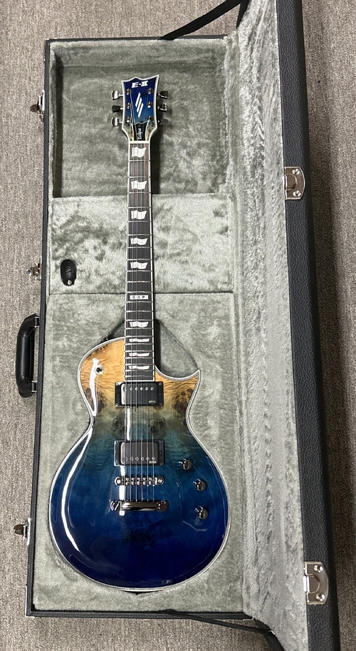 ESP E-II Eclipse - Blue Natural Fade #ES1382243 (Factory Demonstration Model)