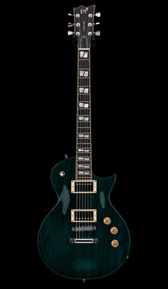 ESP Eclipse USA Mahogany - See-Thru Aqua #26527