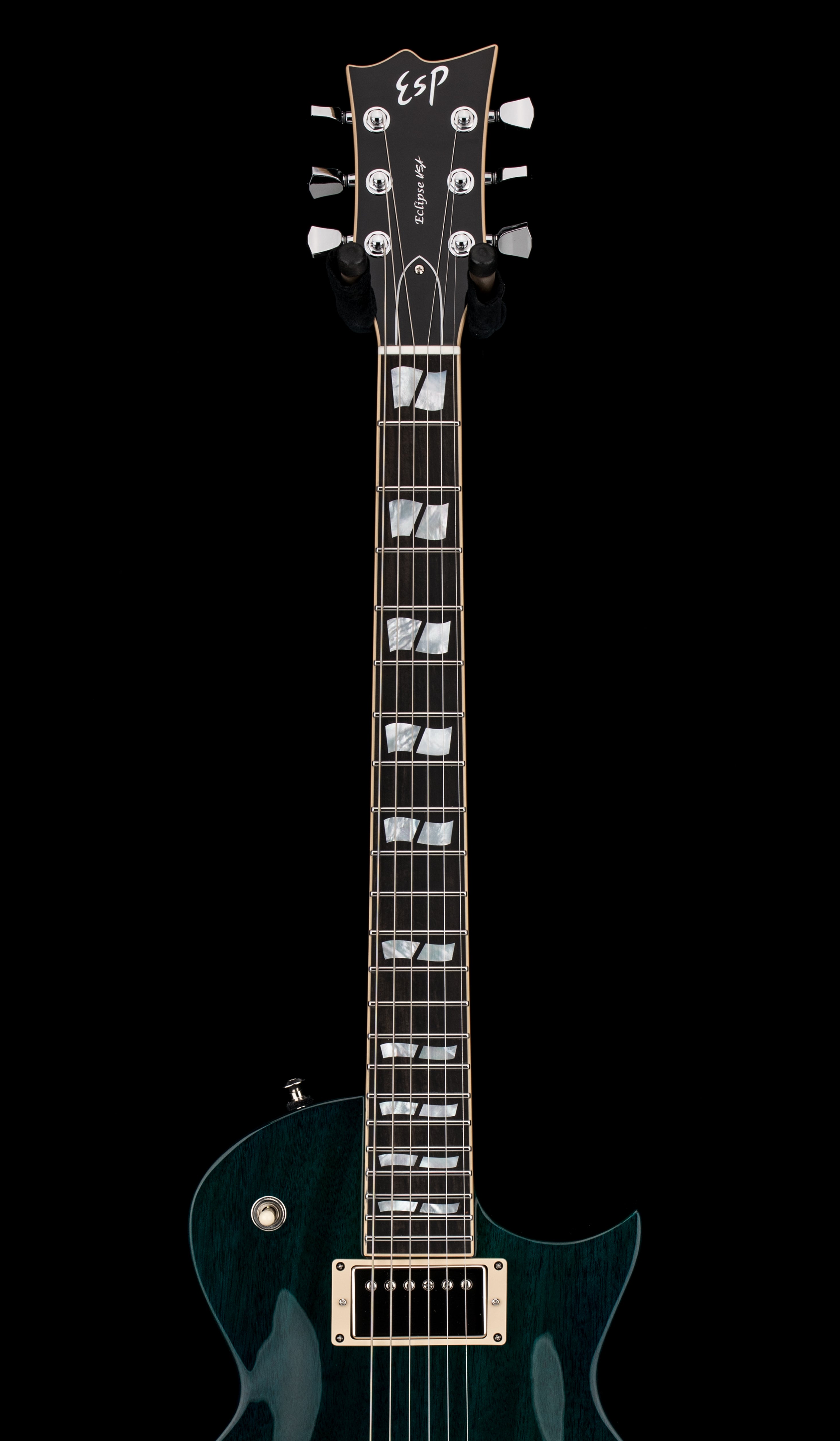 ESP Eclipse USA Mahogany - See-Thru Aqua #26527 – Empire Music