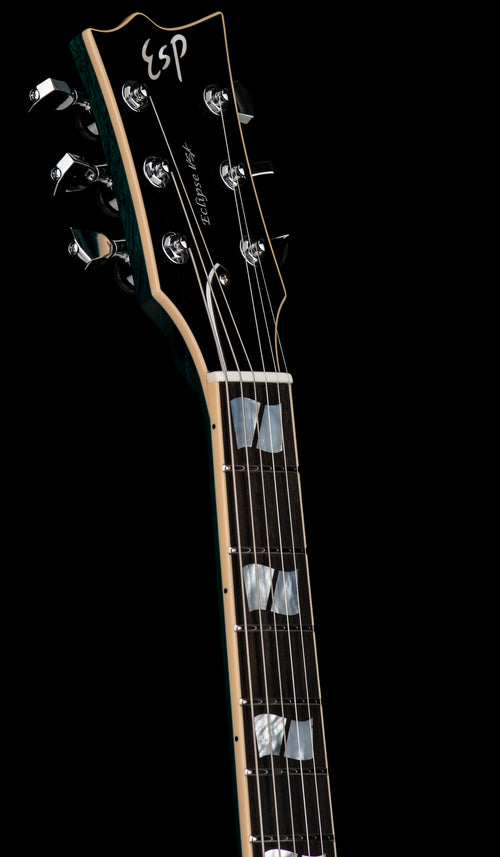 ESP Eclipse USA Mahogany - See-Thru Aqua #26527