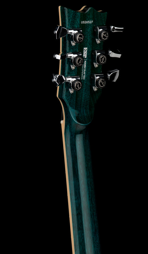 ESP Eclipse USA Mahogany - See-Thru Aqua #26527