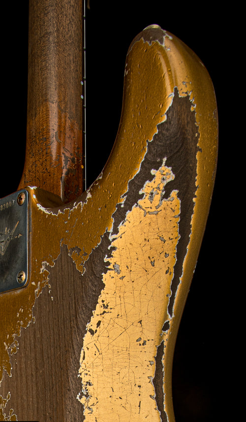 Fender Custom Shop Dale Wilson Masterbuilt Empire 67 Stratocaster Relic - Green Gold #83007