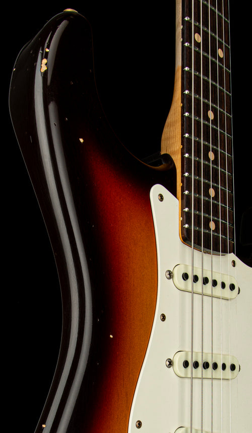 Fender Custom Shop Masterbuilt Kyle McMillin '59 Trans Strat Journeyman Relic - Aged Chocolate 3-Tone Sunburst #40001