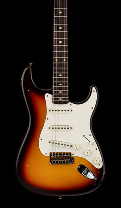 Fender Custom Shop Masterbuilt Kyle McMillin '59 Trans Strat Journeyman Relic - Aged Chocolate 3-Tone Sunburst #40001