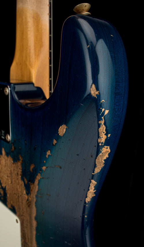 Fender Custom Shop 1964 L-Series Stratocaster Heavy Relic - Blue Burst #11925