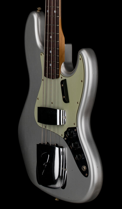 Fender Custom Shop 1965 Jazz Bass Journeyman Relic - Faded Inca Silver #90442