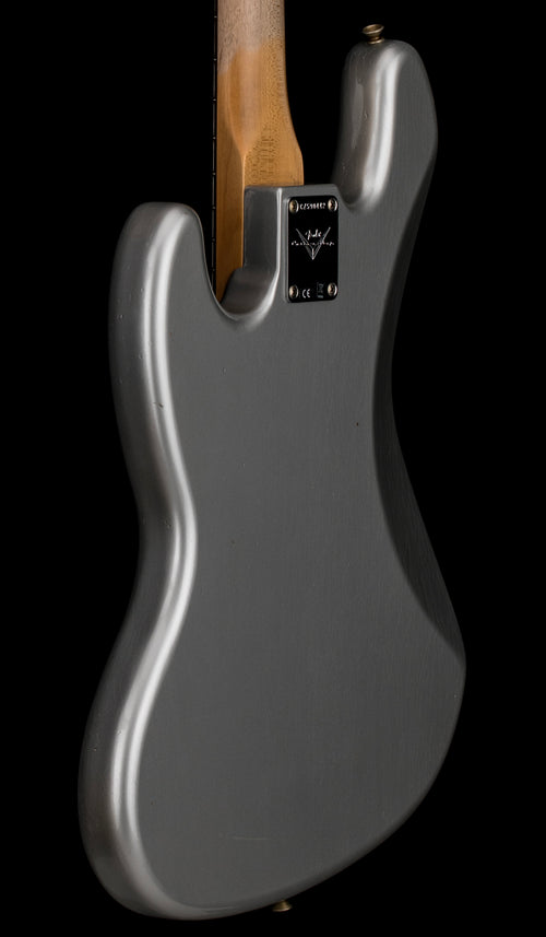 Fender Custom Shop 1965 Jazz Bass Journeyman Relic - Faded Inca Silver #90442