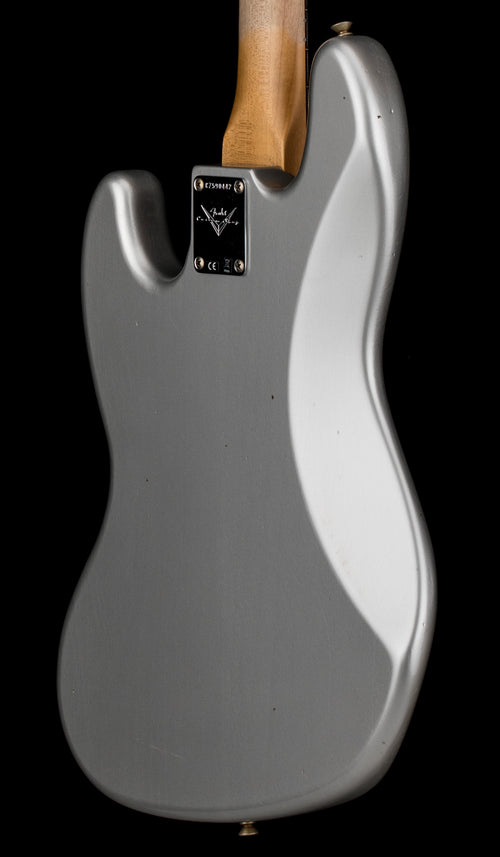 Fender Custom Shop 1965 Jazz Bass Journeyman Relic - Faded Inca Silver #90442