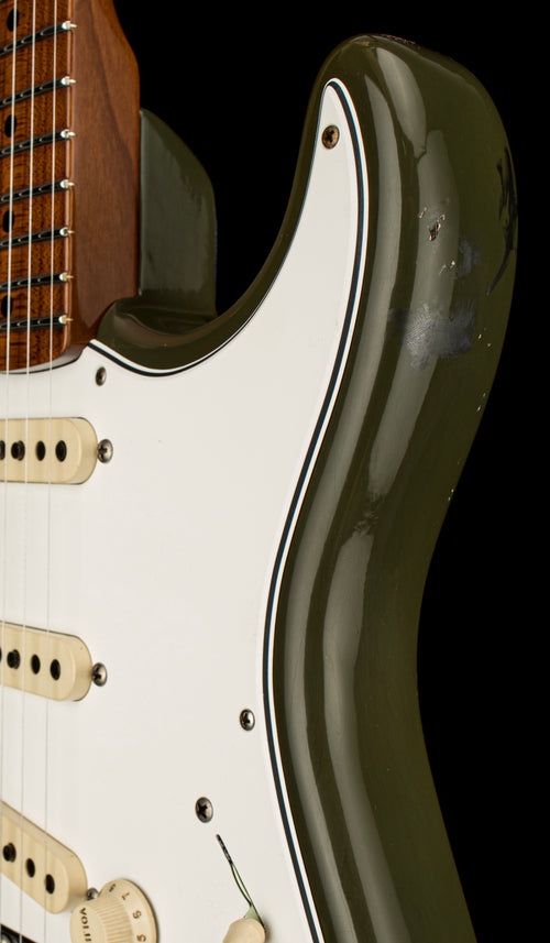 Fender Custom Shop Empire '59 Transition Stratocaster Journeyman Relic - Aged Olive Drab Green #20390