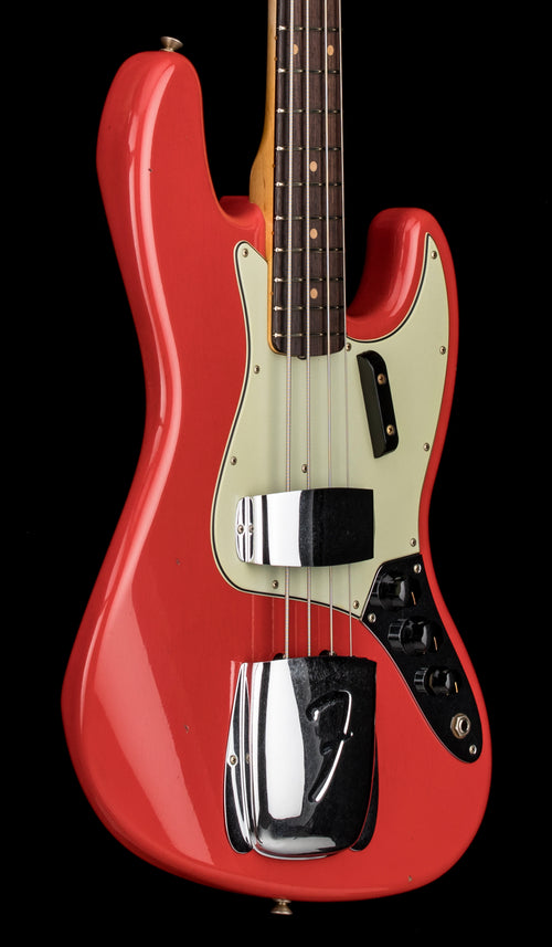 Fender Custom Shop Limited Edition 1964 Jazz Bass Journeyman Relic - Aged Fiesta Red #88636
