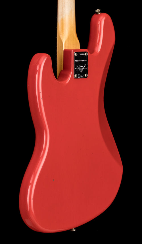 Fender Custom Shop Limited Edition 1964 Jazz Bass Journeyman Relic - Aged Fiesta Red #88636