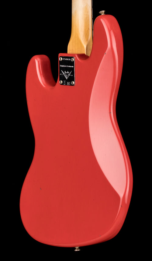 Fender Custom Shop Limited Edition 1964 Jazz Bass Journeyman Relic - Aged Fiesta Red #88636