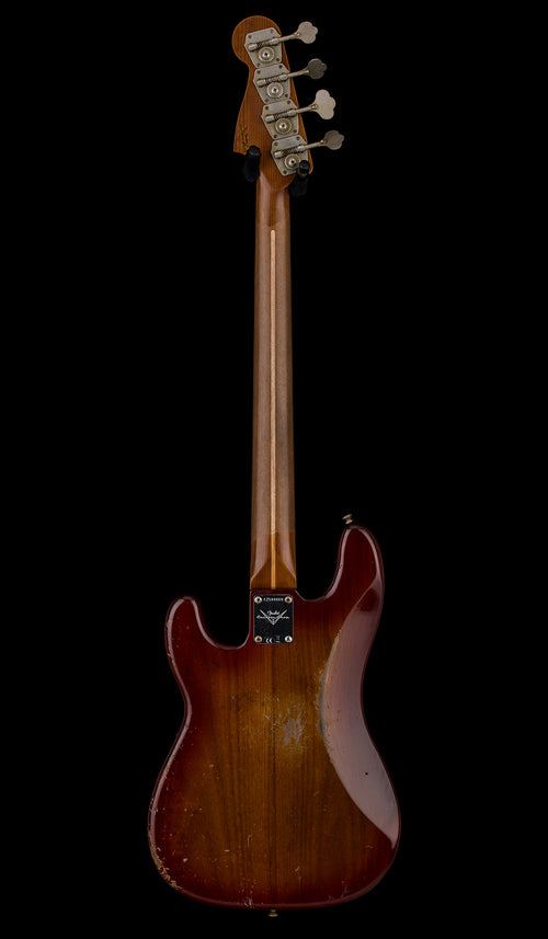 Fender Custom Shop Empire 58 Precision Bass Heavy Relic - Faded Aged Cherry Sunburst #88868