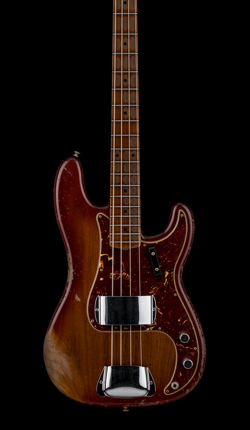 Fender Custom Shop Empire 58 Precision Bass Heavy Relic - Faded Aged Cherry Sunburst #88868